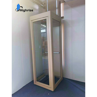 Ascenseur hydraulique moderne pour la maison 400kg 2-4 étages pour usage résidentiel dans une villa avec construction en acier inoxydable