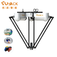 Robot Paralelo Delta de 4 Ejes para Recoger y Colocar con PLC, Motor, Caja de Cambios, Acero Inoxidable, Carga Útil de 3kg-16kg, 25 Beats/min de Capacidad de Producción