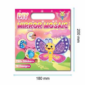 DIY Travel Activities Essentials Toddler Birthday <b>Present</b> Butterfly Tags Art Craft Paper Foil Stickers for Boys Girls - Product Image 6