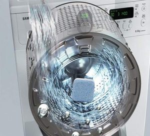 20 Paquetes de Tabletas Limpiadoras y Desincrustantes Sólidas <span class=keywords><strong>para</strong></span> Lavadoras HE de Carga Frontal y Superior, Uso en Baño y Cocina, Limpieza Profunda Triple - Product Image 1
