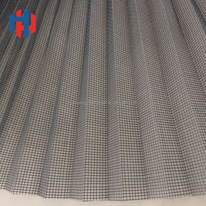 Malla plisada de poliéster de 16 mm y 18 mm, malla plisada para <span class=keywords><strong>mosquitera</strong></span>, malla retráctil para insectos, malla plegable tipo acordeón, <span class=keywords><strong>mosquitera</strong></span> plisada - Product Image 1