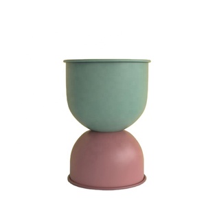 Big Size Metal Flower Pot For Garden And Home Decor Creative Floor Use Flower Planter