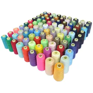 Оптовая продажа, разные цвета, Hilo De Coser, 4000 ярдов, 402 100, полиэфирная швейная нить для шитья