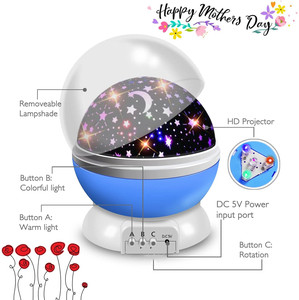 360หมุนคืนแสงดาวโปรเจคเตอร์สำหรับเด็ก - Product Image 2