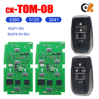 Carte de circuit imprimé universelle pour clé de voiture CK TOM Series, compatible avec les télécommandes 8A/4D, utilisée pour les modèles Toyota.