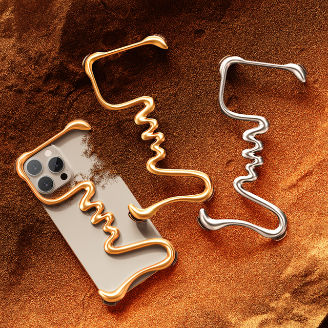Shockproof Luxury Magnetic Corner for 14 15 Pro Max Aluminum Ultra-Light Phone Case with One Line Back Cover