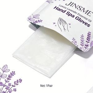 Gants de soin des mains à l'extrait de lavande en marque blanche 30ml – Masque spa pour les mains lissant et délicat – Personnalisation - Product Image 2