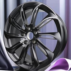 Jantes forgées Turbine de 18, 19 et 20 pouces 5x114.<span class=keywords><strong>3</strong></span> Noir Mat pour <span class=keywords><strong>Tesla</strong></span> <span class=keywords><strong>Model</strong></span> <span class=keywords><strong>3</strong></span> Highland et <span class=keywords><strong>Model</strong></span> Y Performance – Amélioration des performances - Product Image 3