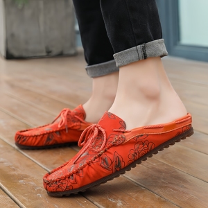 Pantuflas Retro con Borlas de Estilo Étnico para Mujer, Nuevas Pantuflas Birkenstock 2025, Pantuflas Medias Informales - Product Image 2