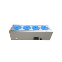 HH-4 Single-Row Four-Port Constant-Temperature Water Bath HH-S114 Factory Direct Sales Timer Function China