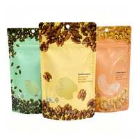 Ronde Hoeken Design Staande Zipzak BOPP Recycleerbare Voedselzak voor Thee, Noten, Gedroogd Fruit, Koekjes, Huisdierenvoer