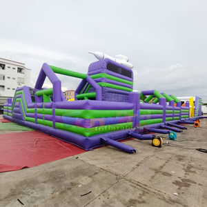 Parc d'attractions gonflable géant pour enfants, de qualité commerciale, pour l'extérieur, thème Fun City - Product Image 6
