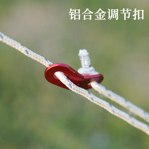 Doormate Guy Ropes 3.8 ซม. X 12 ม. เชือกสะท้อนแสงแบบปรับได้สำหรับตั้งแคมป์กลางแจ้ง เชือกยึดผ้าใบกันน้ำ ใช้ได้ทุกฤดูกาล - Product Image 3