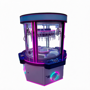 Máquina de Grúa de Juego Operada con Monedas para 4 Jugadores, Gabinete de Arcade de Redención de Premios de Acrílico y Metal para Centro de Juegos y Centro Comercial - Product Image 1
