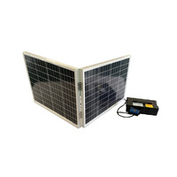 Kit de petits panneaux solaires 100W, contrôleur de panneau solaire, Kit de batterie de stockage pour la maison et le Camping