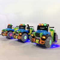 Simulateur de course tout-terrain X pour enfants, machine de jeu vidéo de course automobile en fibre de verre, à monnayeur, écran LCD 17 pouces, puissance 380W, pour intérieur, anglais, garantie 1 an