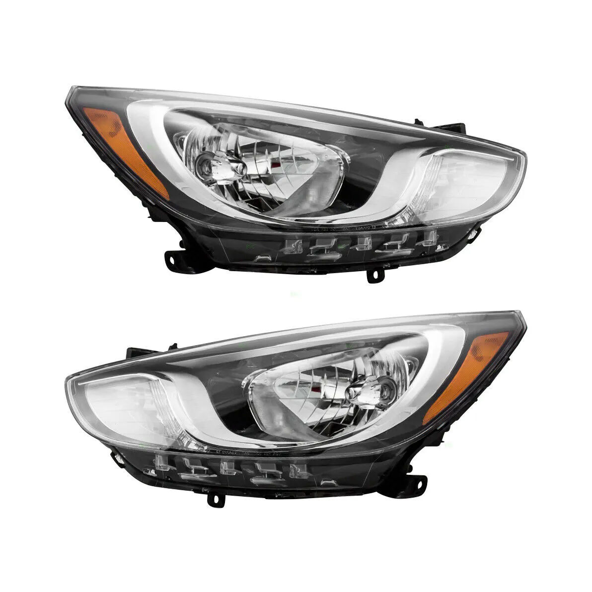 Farol de carro original, de alta qualidade, faróis de carro, led, 2012 2013 2014 hyundai-accent, novos faróis