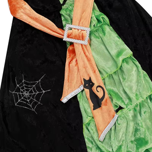 Gran oferta, conjunto <span class=keywords><strong>de</strong></span> disfraz <span class=keywords><strong>de</strong></span> Cosplay <span class=keywords><strong>de</strong></span> bruja bonita para niños y niñas, vestido <span class=keywords><strong>de</strong></span> princesa con accesorios para fiestas y fanáticos del Anime - Product Image 6