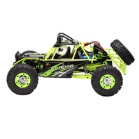 WLtoys 12428 1/12 4x4 Voiture RC Haute Vitesse 2.4G, Crawler Tout-Terrain 50km/h avec Moteur à Balais, Camion Télécommandé en Résine
