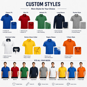 Men's Ice Silk Polo Shirt Quick Dry Breathable 160GSM 100% Polyester Moisture Wicking Summer Sport Golf Business Polo shirt - Product Image 5