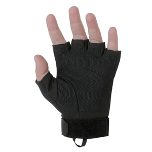 TG05 Hommes Noir S.o.l.a.g. Gants de combat tactiques à demi-doigts Special Ops 1/2, gants de conduite à demi-doigts en daim - Product Image 2