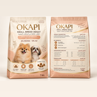 Nourriture pour chiens adultes de petite race OEM, petits croquettes, 26% de protéines, soin dentaire, palatabilité, peau et pelage, 1,5 kg, 3 kg, 7 kg