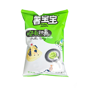 <span class=keywords><strong>Wasabi</strong></span>-Geschmack Kartoffelchips Baby-Kartoffelchips 30 g Casual Snacks Private Label Chinesische Exotische Geschmacksrichtungen Snacks - Product Image 3