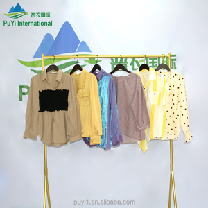 Pacas de Ropa Usada, Blusas de Algodón para Mujer, 50 kg, Coloridas, Precio Económico, Ropa Usada de Guangzhou, Exportación por Lotes - Product Image 6