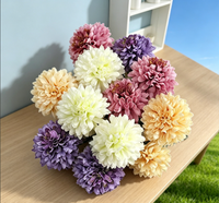 Fleurs artificielles en soie Camélia faites à la main Snail Garden, lot de 12, 4 couleurs, avec cordelette + carte de vœux, grand format pour mariage et Thanksgiving