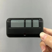 315/390MHz Liftmaster 893LM Télécommande de porte de garage compatible avec clip de visière pour bouton d'apprentissage rouge, orange, violet