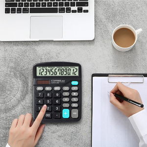 Ctifree Aangepaste Rekenmachine Logo Promotionele Hoge Quality12-Digit Functie Roze Blauwe Bureaucalculator <span class=keywords><strong>M</strong></span>-28 - Product Image 5