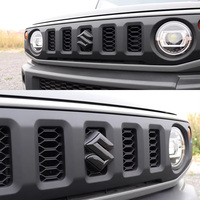 Cache-emblème de calandre avant en fibre de carbone pour Suzuki Jimny 5 portes 2019-2026 - Accessoires