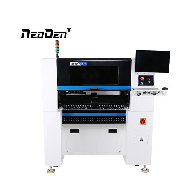 NeoDen Smt produk elektronik mesin presisi tinggi rakitan Pcb otomatis diprogram Smt pilih dan tempel mesin