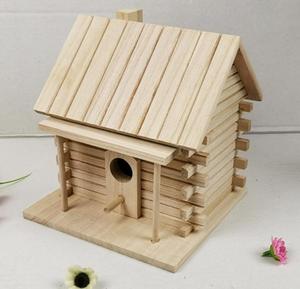 Gabbia per uccelli Zebra Finch e scatola di allevamento durevole giardino in legno pappagallo casa gabbia per animali domestici in legno naturale - Product Image 5