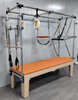 Reformer de Pilates en bois d'érable renforcé avec ressorts allemands pour studio de Pilates et entraînement de stabilité du tronc