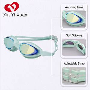Lunettes de natation anti-buée en silicone Xinyixuan, réglables et confortables, pour hommes et femmes, pour l'entraînement en piscine - Product Image 2