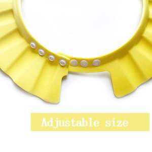 2025 New High Quality Hot-selling Children's Adjustable Portable Shampoo Pvc Body Wash Hair Cap Waterproof Baby Shower Cap - Product Image 3