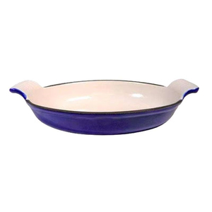مقلاة تحميص مطلية بالمينا من الحديد الزهر بسعر المصنع ، مقلاة خبز على شكل سمكة - Product Image 2