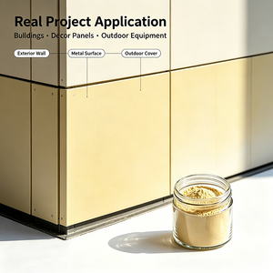 Revêtement <span class=keywords><strong>en</strong></span> poudre époxy pur personnalisé pour les façades de bâtiments à surface lisse et haute adhérence, et les projets décoratifs <span class=keywords><strong>en</strong></span> intérieur - Product Image 5