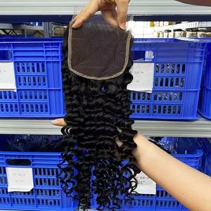 Chiusura HD Lace con Nodi Sbiancati Invisibili e Pre-Strappati, Chiusura Ricci Burmese 5x5, Frontale HD Lace 2x6 9x6 13x4 13x6 - Product Image 1