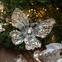 Décoration de paillettes d'arbre de Noël de luxe ornements suspendus décorations