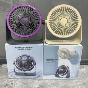 Mini Ventilador USB de Escritorio Recargable, Ventiladores USB Silenciosos para Oficina, Cinco Velocidades Ajustables, con Luz Nocturna LED, Ventilador para el Hogar, Nuevo - Product Image 6