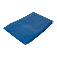 Bâche de construction en PE bleue imperméable et épaissie, résistante à la pluie et au soleil, auvent de tente extérieur double face toutes saisons