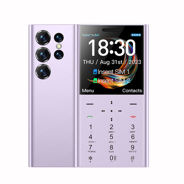 New 1.77inch 1400 Mah Mini Size Phone 4G All Network with Long Standby for Young Supports LTE & CDMA Cellular