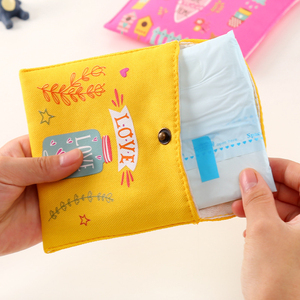 Sac <span class=keywords><strong>de</strong></span> rangement en toile pour couches, serviettes hygiéniques, sacs d'emballage pour serviettes hygiéniques, <span class=keywords><strong>porte</strong></span>-monnaie, organiseur <span class=keywords><strong>de</strong></span> bijoux, étui pour cartes <span class=keywords><strong>de</strong></span> crédit 3 - Product Image 4