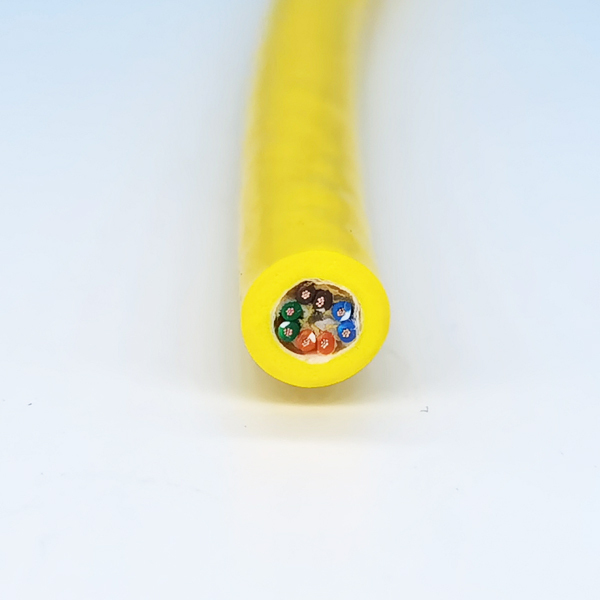 8 Core Stranded PE Insulated 26AWG ROV Tether Underwater Floating Cable for Marine Dive Robot