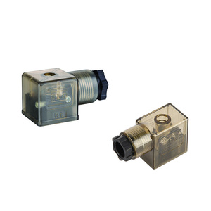 Bán Hot Waterproof Nữ <span class=keywords><strong>DIN</strong></span> <span class=keywords><strong>43650</strong></span> Hình Thức A B C Điện Solenoid Valve Coil Nối Với LED - Product Image 1