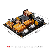 Diviseur de fréquence professionnel Hi-Fi 1000W 3 voies pour haut-parleurs KTV 15-18 pouces (Aigus + Médiums + Basses)