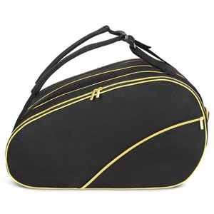 Échantillon Gratuit - Sac de Tennis Oxford Grande Taille BSCI avec Fermeture Éclair, Léger, Sac à Dos de Transport, Compartiment Séparé pour Chaussures et Raquettes - Product Image 5