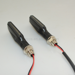Ambre 12V 12 Led Universal Motorcycle Rear Brake Lamp Turn Signal Light LED Flashing Flowing Turn Signal Light for - Product Image 6